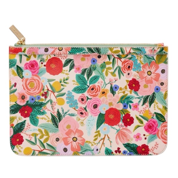 Rifle Paper Co. Handbags - Rifle Paper Co Everyday Pouch in Garden Party | NWT